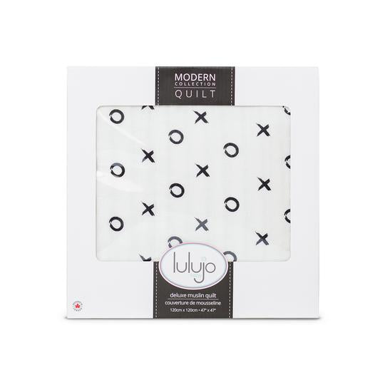 Lulujo Deluxe Quilt Muslin XO