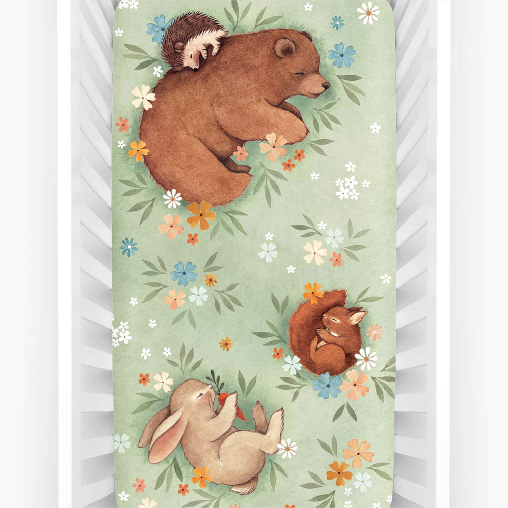 Rookie Humans Crib Sheet Enchanted Meadow