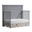 Natart Taylor Convertible Crib - Elephant Grey (MARKHAM STORE PICKUP ONLY)