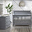 Natart Taylor Convertible Crib - Elephant Grey (MARKHAM STORE PICKUP ONLY)