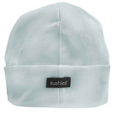 Kushies Organic Jersey Baby Cap Blue