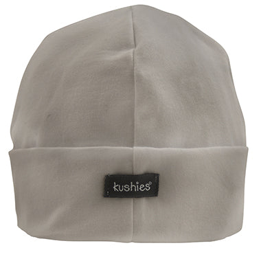 Kushies Organic Jersey Baby Cap Grey