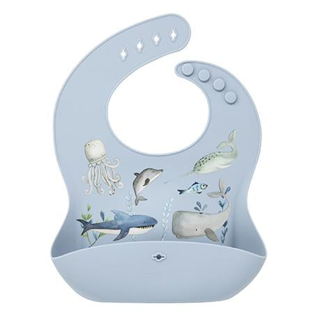 Glitter&Spice Food Bib - Ocean Adventures