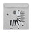 Potwells Storage Box - Zebra
