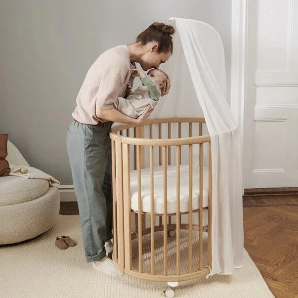 Stokke Mini V3 Fitted Sheet - Fans Grey