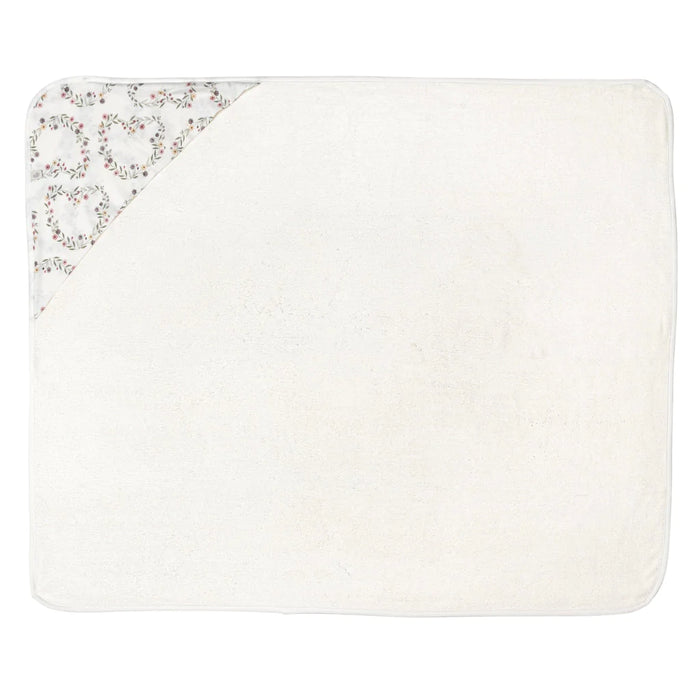 Perlim Bamboo Hooded Towel - Hearts
