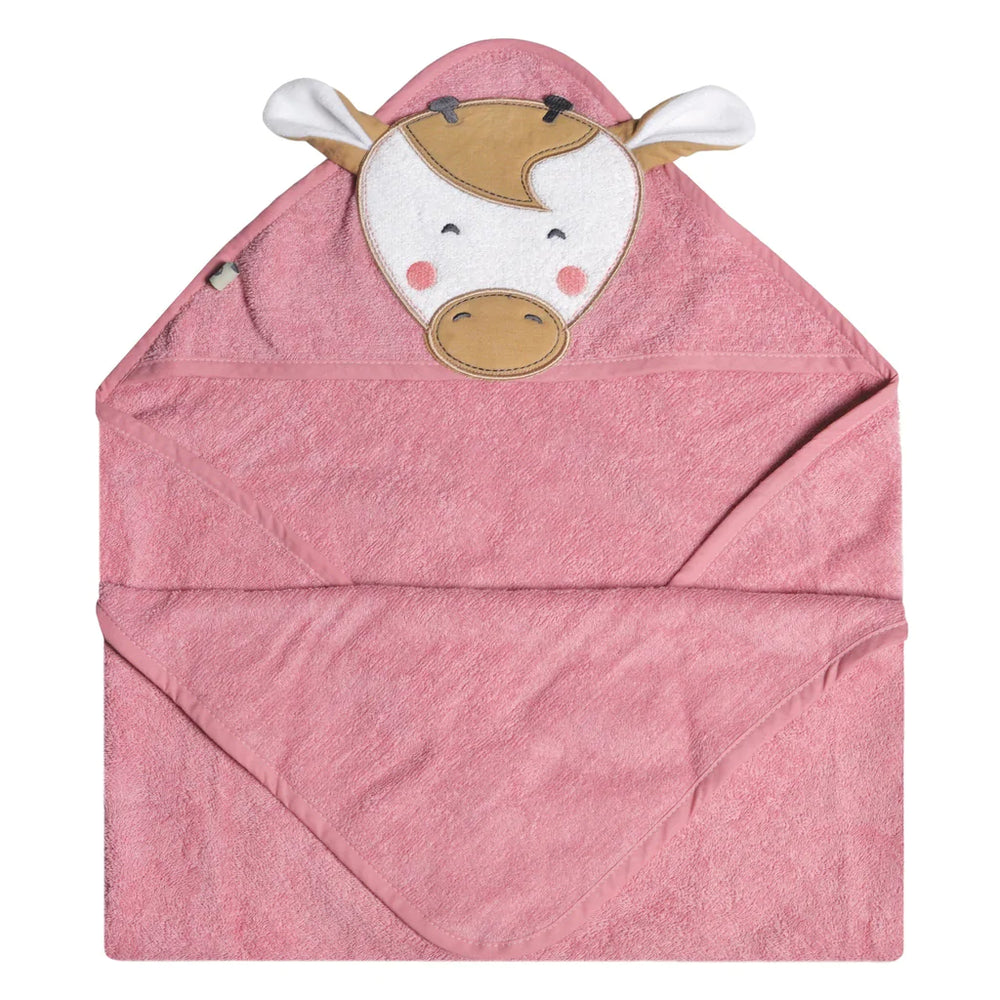 Perlim Pin Pin Baby Hooded Towel - Giraffe