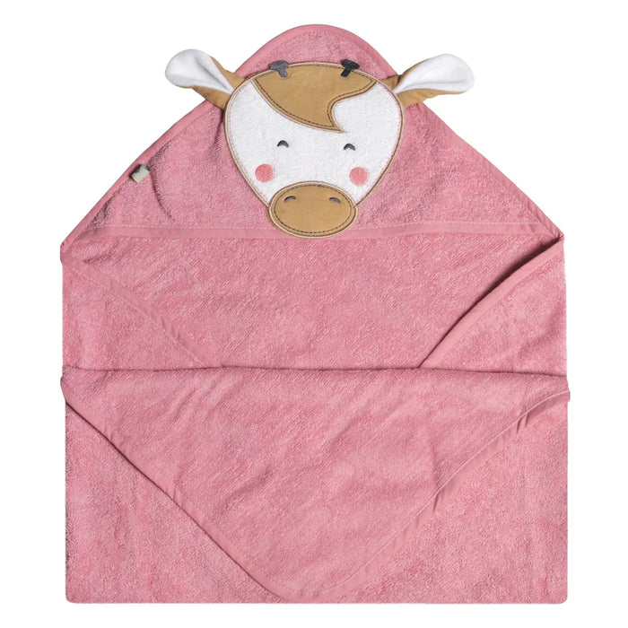 Perlim Pin Pin Baby Hooded Towel - Giraffe