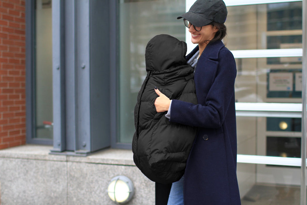 7 AM Enfant Pookie Poncho Black