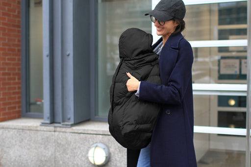 7 AM Enfant Pookie Poncho Black