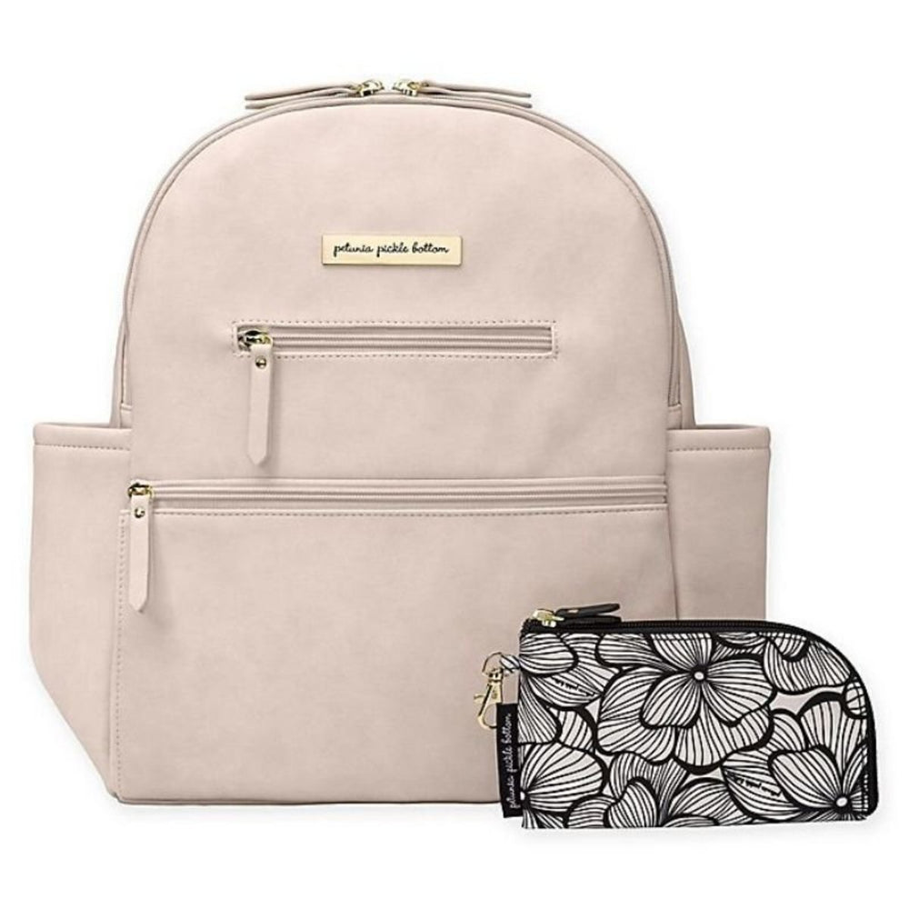 Petunia Ace Backpack - Ivory Matte Leatherette