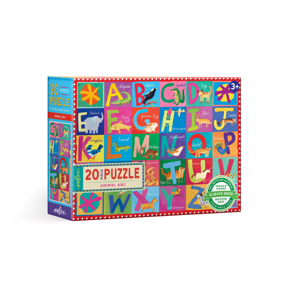 eeBoo Animal ABC 20 Pc Big Puzzle PZABC