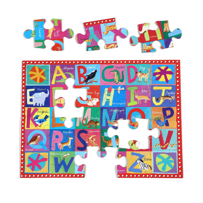 eeBoo Animal ABC 20 Pc Big Puzzle PZABC