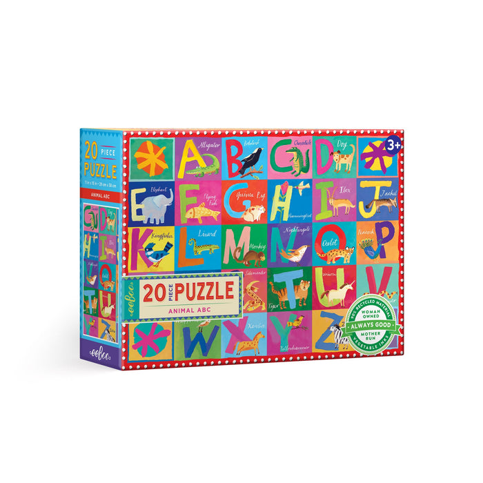 eeBoo Animal ABC 20 Pc Big Puzzle PZABC