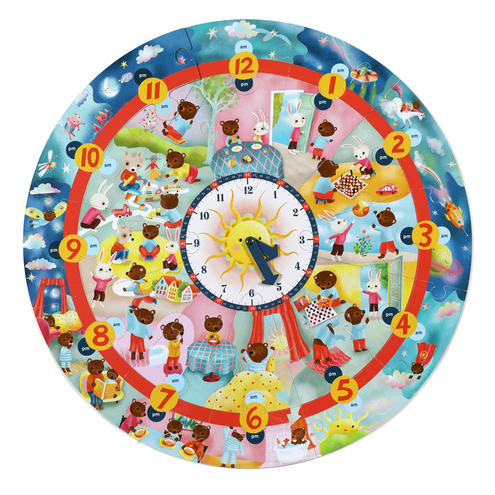 eeBoo Around the Clock Puzzle PZCLK