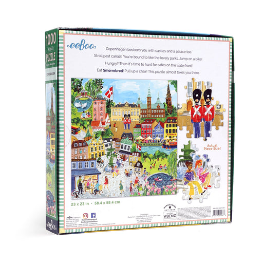 eeBoo Copenhagen 1000 Pc Puzzle PZTCOP