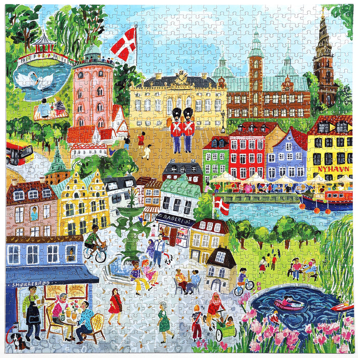 eeBoo Copenhagen 1000 Pc Puzzle PZTCOP