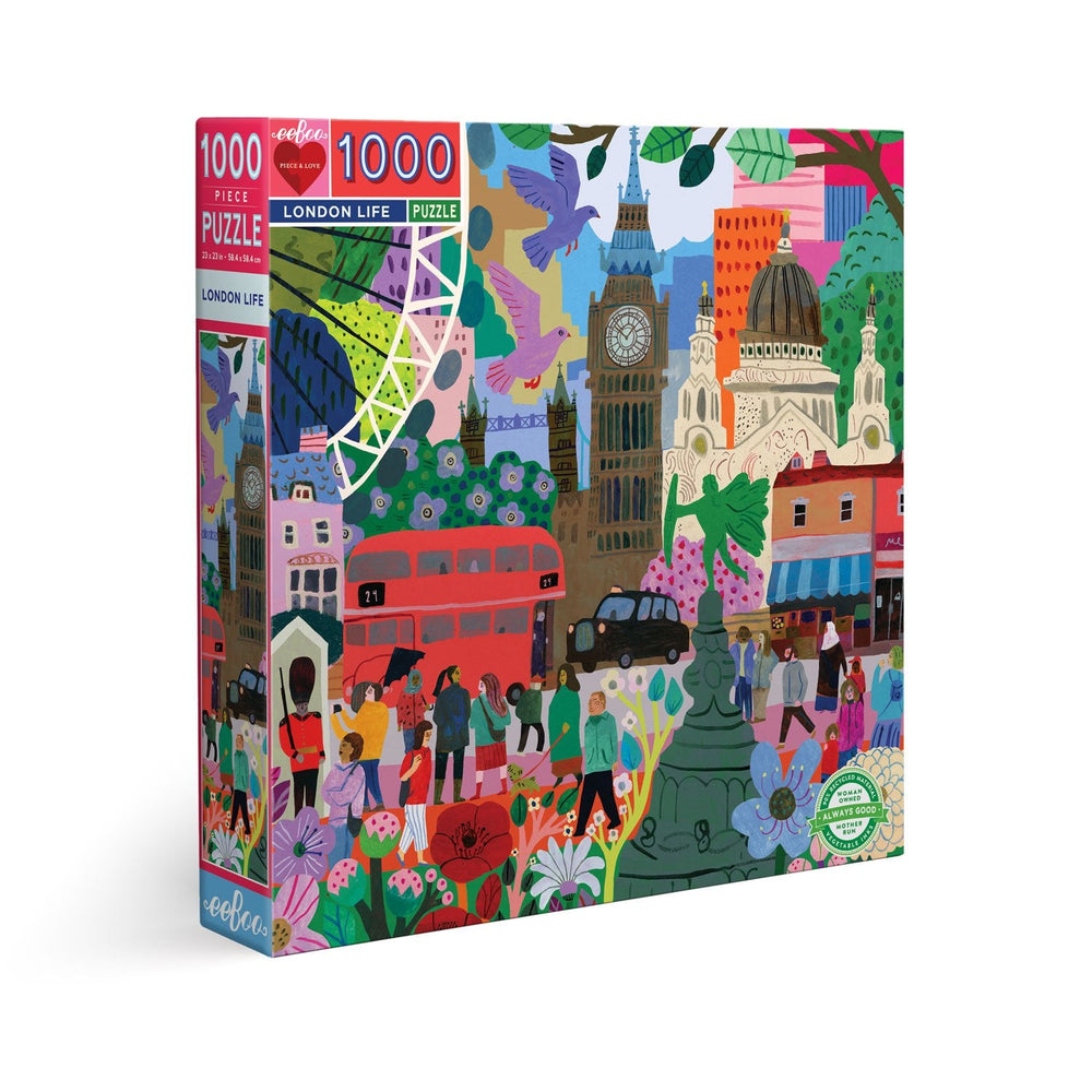 eeBoo London Life 1000 Pc Puzzle PZTLDL