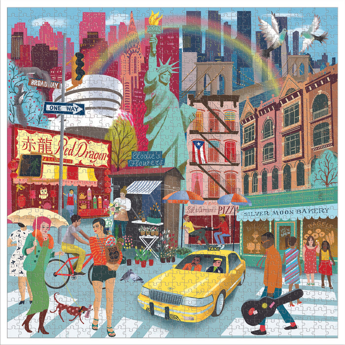 eeBoo New York City Life 1000 Pc Puzzle PZTNYL