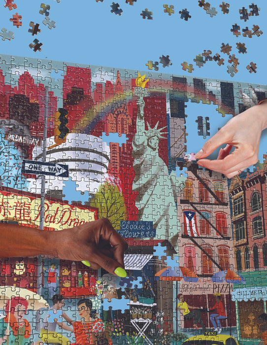 eeBoo New York City Life 1000 Pc Puzzle PZTNYL