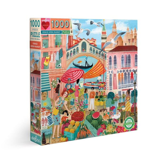 eeBoo Venice Open Market 1000 Pc Puzzle PZTVCE