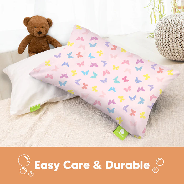 KeaBabies Printed Toddler Pillowcase 13x18'' - Flutter