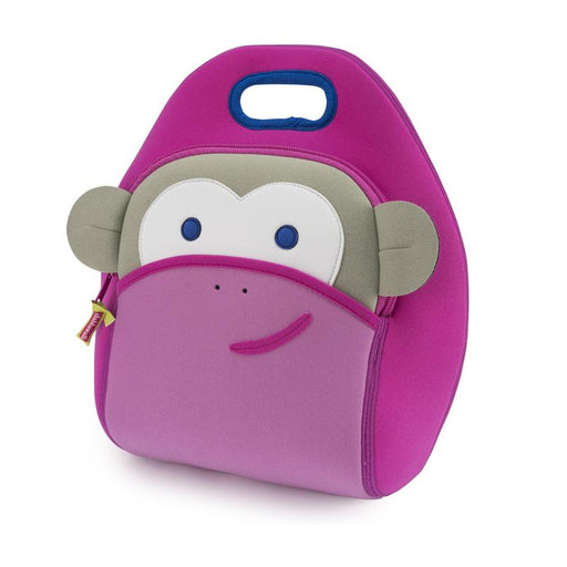 Dabbawalla Lunch Bag Pink Monkey PMLB