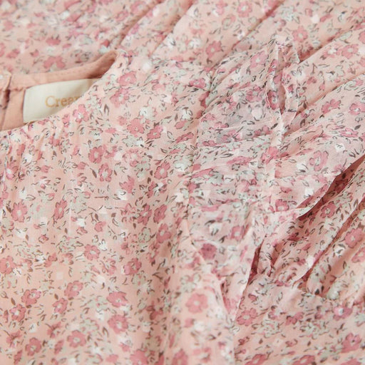 Creamie Dress Flower Dobby - Rose Smoke