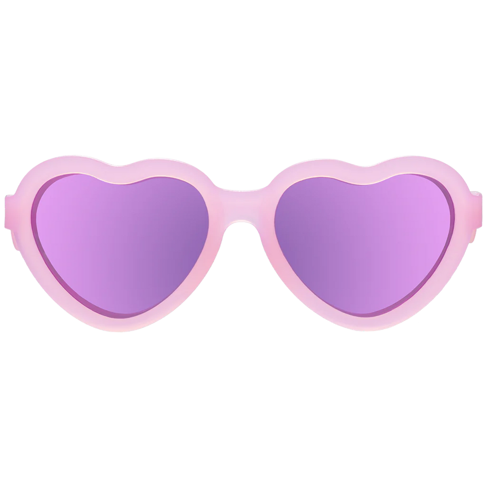 Babiators The Influencer Sunglasses Pink Transparent w/Purple 6yrs BLU-024