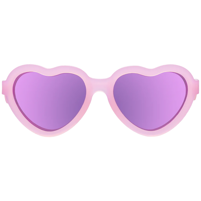 Babiators The Influencer Sunglasses Pink Transparent w/Purple 6yrs BLU-024