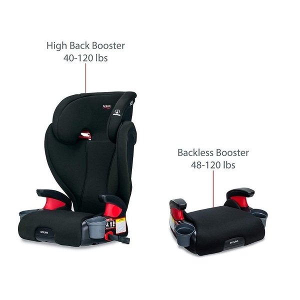 Britax Skyline Booster w/Removable Back - Dusk