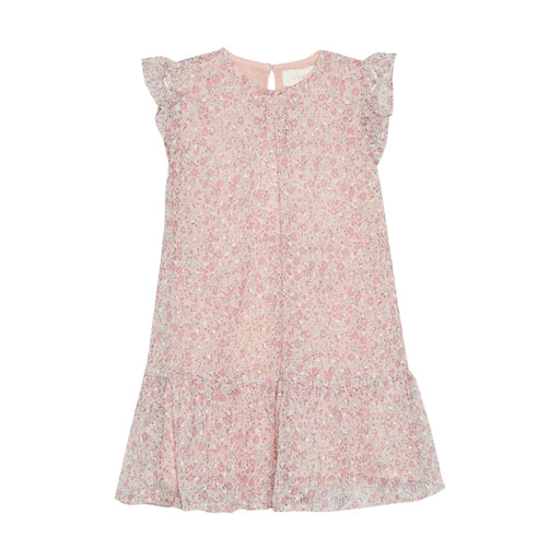 Creamie Dress Flower Dobby - Rose Smoke
