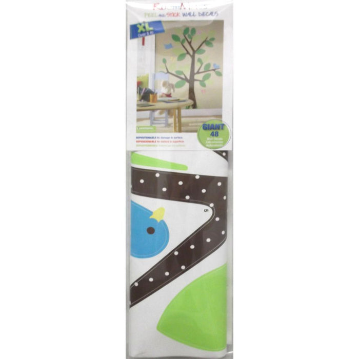 Roommates Dotted Tree Peel & Stick Wall Decals In Green