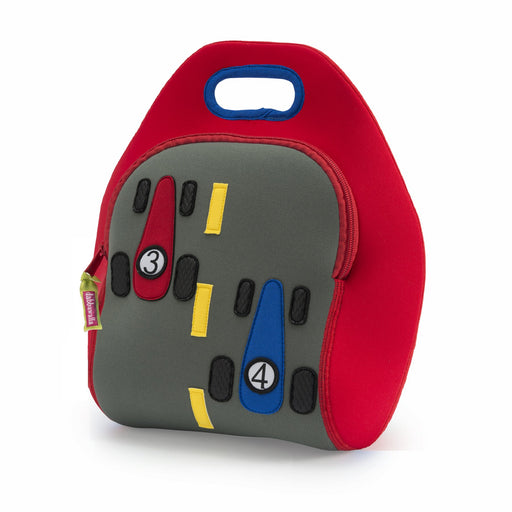 Dabbawalla Lunch Bag Race Car/ Fast Track Red DW-LFTLB5