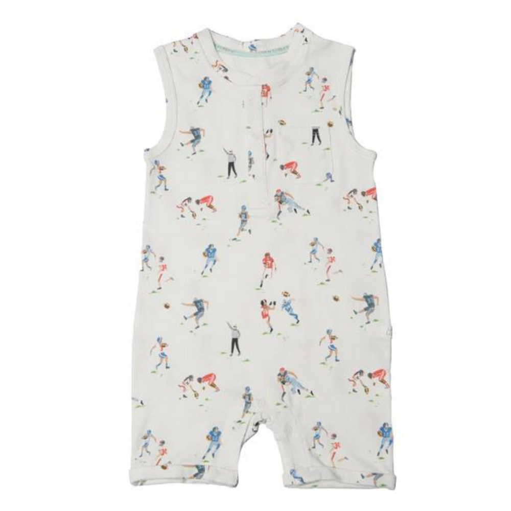 Loulou Lollipop Short Romper - Football