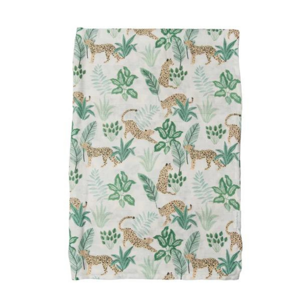 Loulou Lollipop Muslin Swaddle - Tropical Jungle