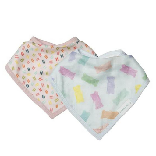 LouLou Lollipop Bandana Bib Set - Gummy Bears