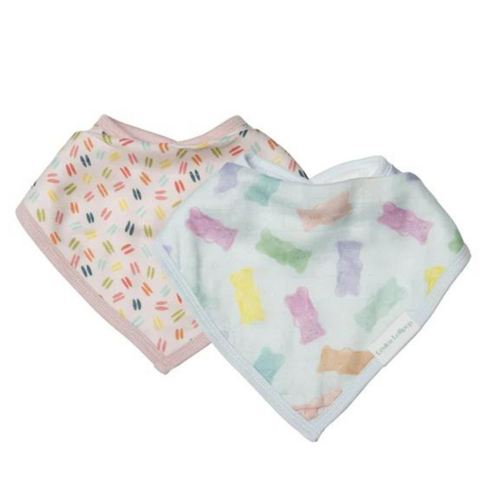 LouLou Lollipop Bandana Bib Set - Gummy Bears
