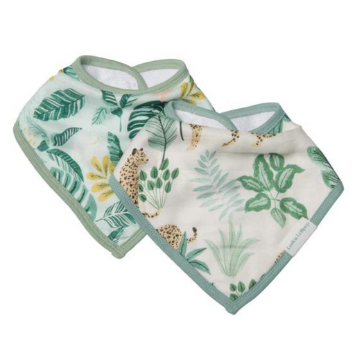 LouLou Lollipop Bandana Bib Set - Tropical Jungle