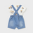 Mayoral Sustainable Cotton Denim Pants Set