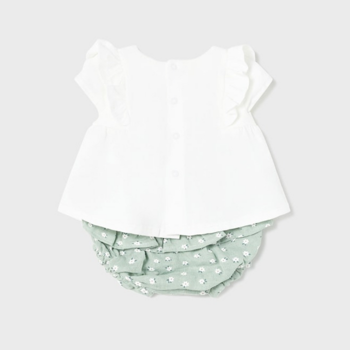 Mayoral Sustainable Cotton Shorts Set - Aqua