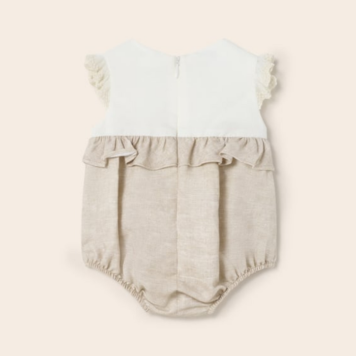Mayoral Ceremony Linen Romper - Lino