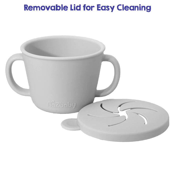 Razbaby Oso-Snack Silicone Snack Cup - Grey