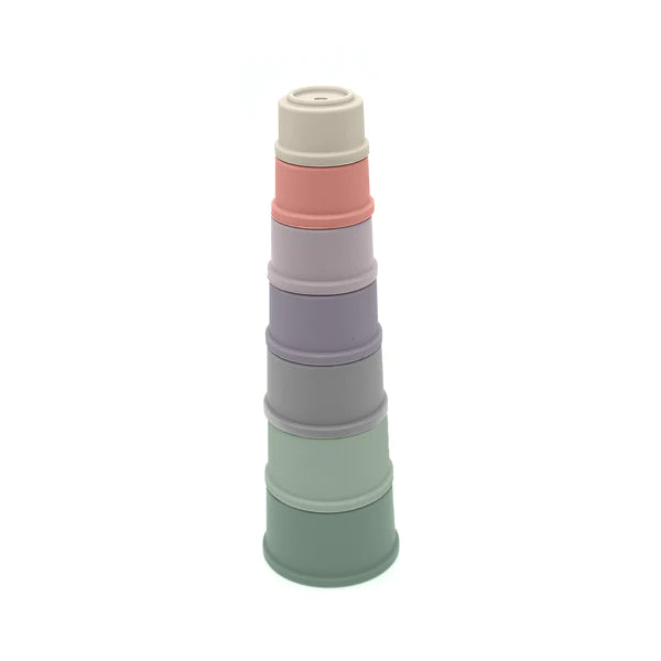 Nouka Stacking Cups - Sky Set 7pk