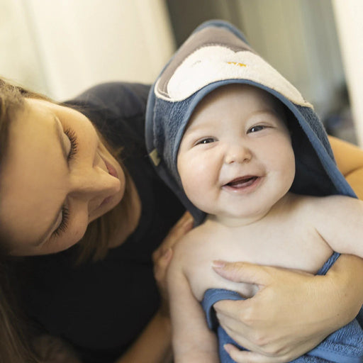 Perlim Pin Pin Baby Hooded Towel - Penguin