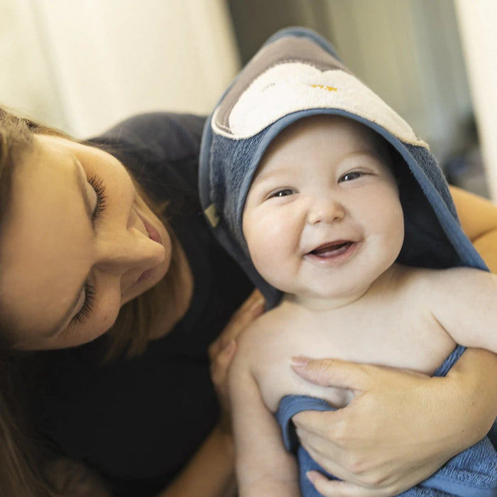 Perlim Pin Pin Baby Hooded Towel - Penguin