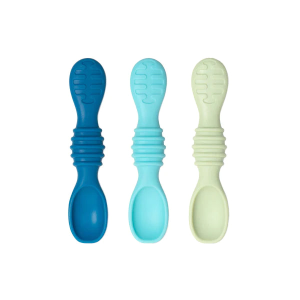 Bumkins Silicone Dipping Spoons 3pk - Gumdrop