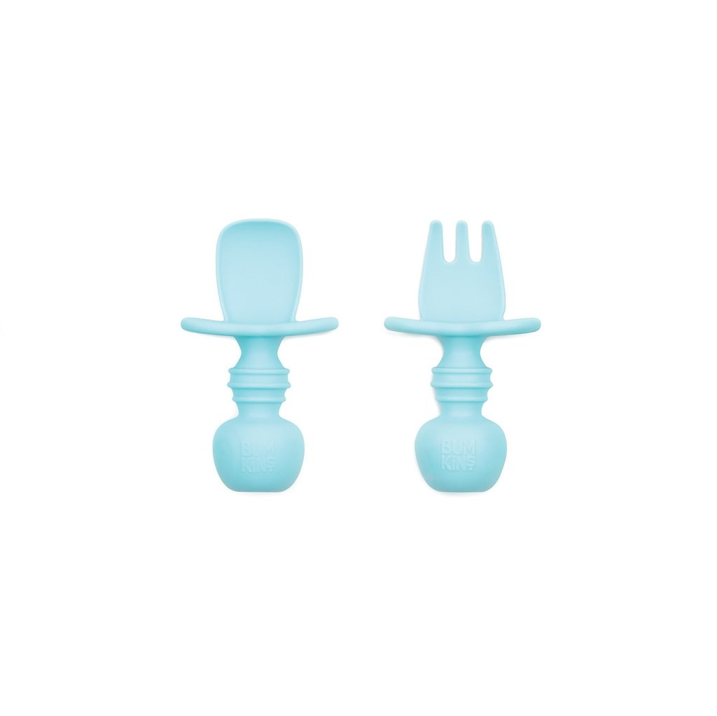 Bumkins Silicone Chewtensils Blue BK1702