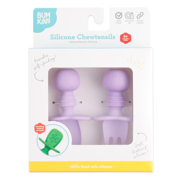 Bumkins Silicone Chewtensils Lavender BK1709