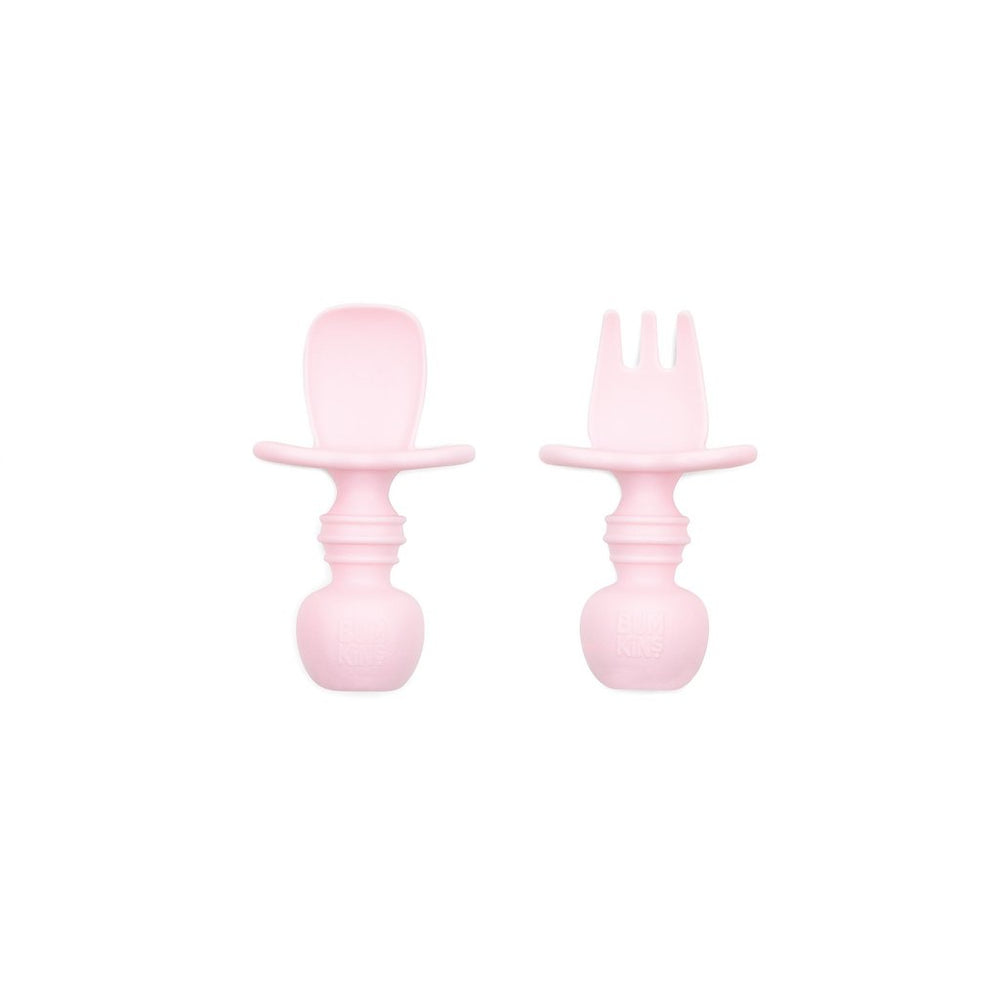 Bumkins Silicone Chewtensils Pink BK1704